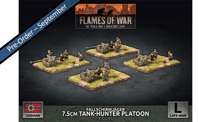 German Fallschirmjager 7.5cm Tank Hunter Platoon - Flames Of War Late War