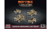 Daimler Armoured Car Troop (British Late War) - Flames Of War Late War 1