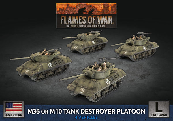 M36 and M10 Tank Destroyer Platoon - Flames Of War
