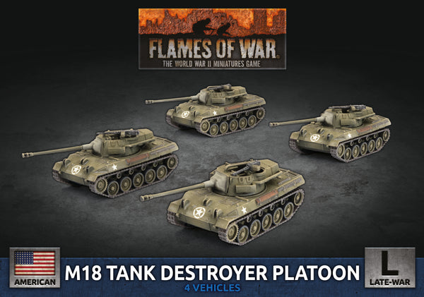 M18 Hellcat (76mm) Tank Destroyer Platoon - Flames Of War