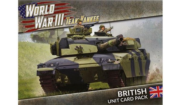 WWIII: Team Yankee British Unit Card Pack