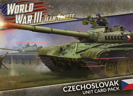 Team Yankee Czechoslovakian Unit Cards