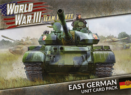 Team Yankee East German Unit Cards
