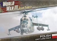 Team Yankee Polish Unit Cards 1