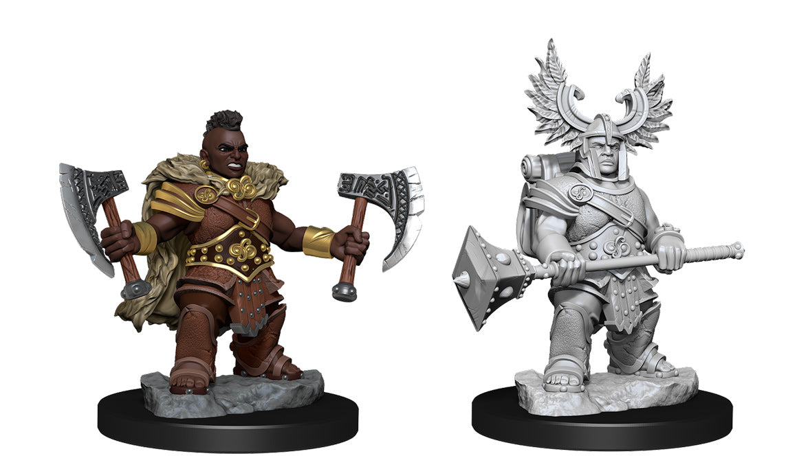 Dwarf Barbarian Female: D&D Frameworks (W1)