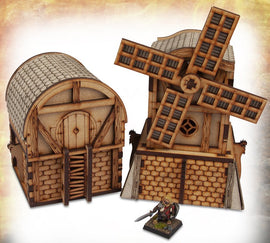 Halfling Windmills - Fantasy Realms