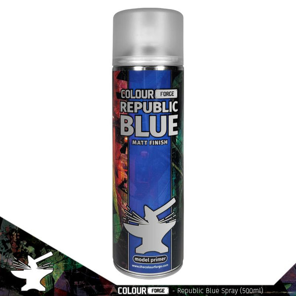Republic Blue Aerosol (500ml) - The Colour Forge
