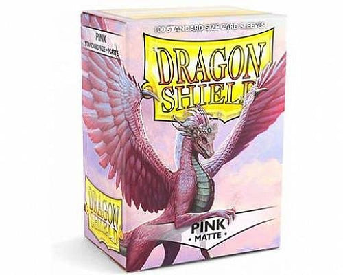 Dragon Shield Sleeves Matte Pink (100)