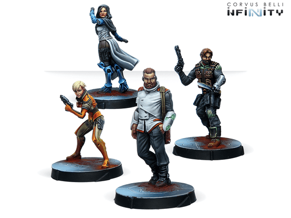 Infinity Agents of the Human Sphere RPG Characters Set - NA2