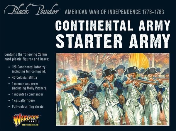 American Continental Army Starter Set (American War Of Independence) Box Set
