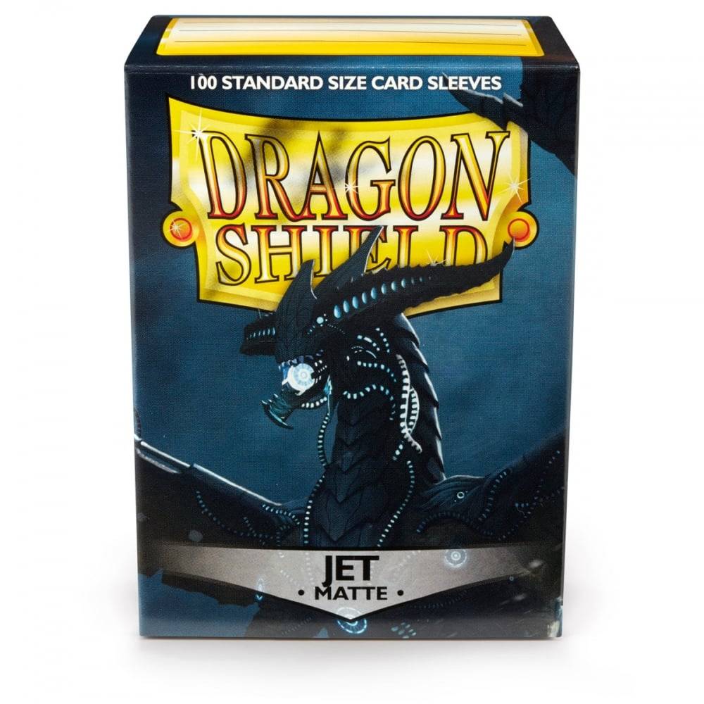 Dragon Shield Sleeves Matte Jet (100)