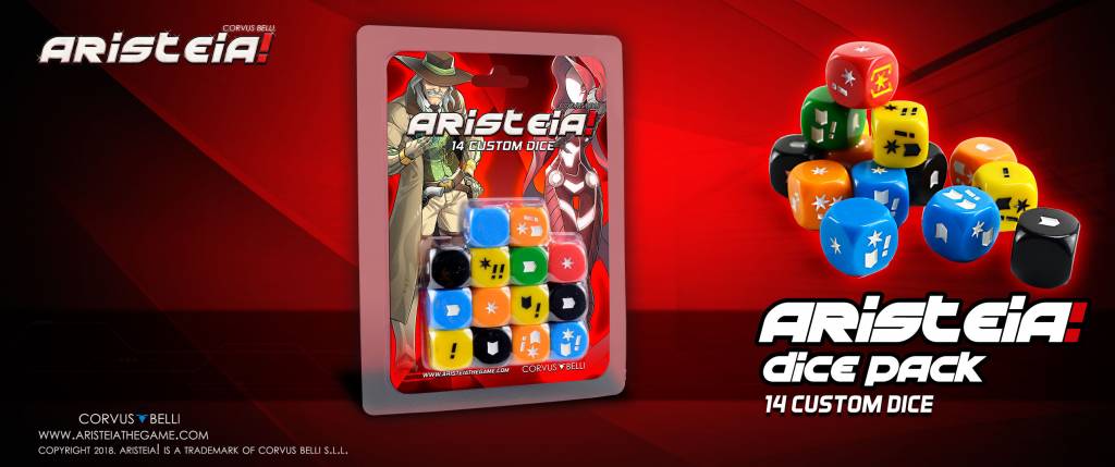 Aristeia! Dice Pack (complete 8 dice set)