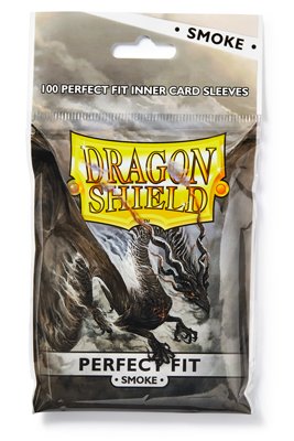 Dragon Shield Sleeves Perfect Fit Smoke Card Sleeves (100) 
