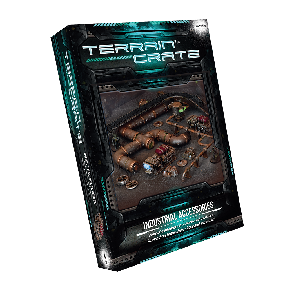 Terrain Crate City Accessories - 48 Piece Modern Scatter Terrain