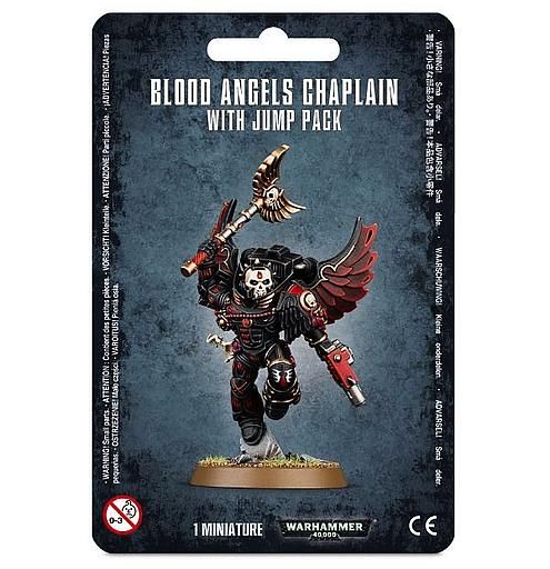 Space Marines Blood Angels Chaplain With Jump Pack