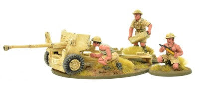 British 8th Army 6 Pounder Anti Tank Gun