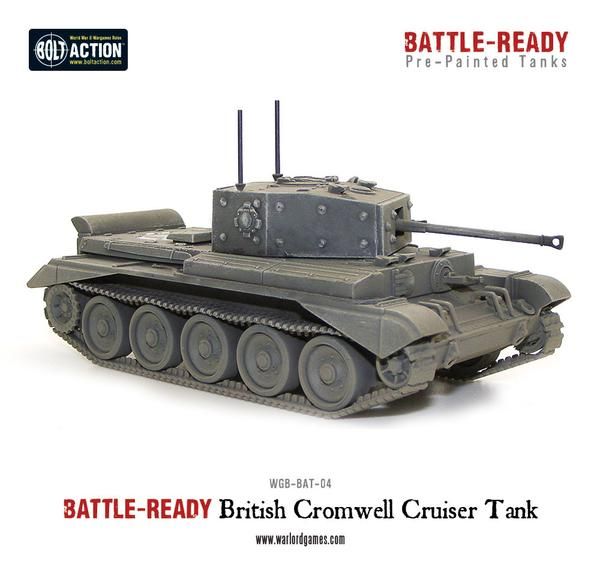 British Cromwell Battle Ready Tank - Pre painted