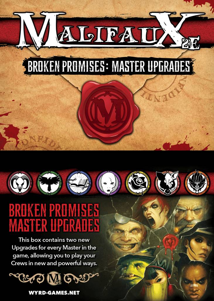 Malifaux Broken Promises Upgrade Deck 2nd Edition