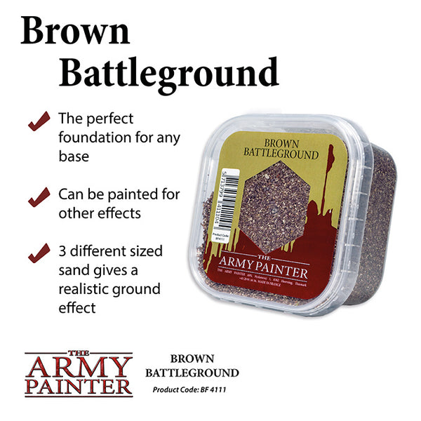 Brown Battleground Basing Material