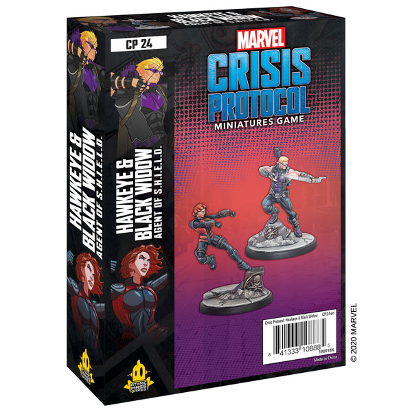 Hawkeye and Black Widow - Marvel Crisis Protocol Character Pack