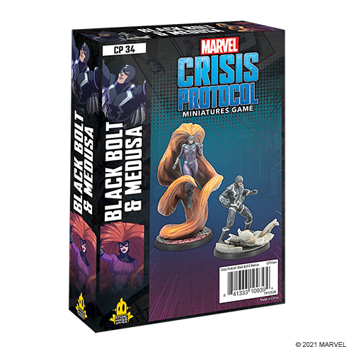 Black Bolt and Medusa - Marvel Crisis Protocol Character Pack