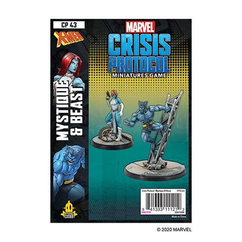 Mystique and Beast - Marvel Crisis Protocol Character Pack