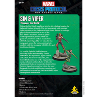 Sin and Viper - Marvel Crisis Protocol Character Pack 4