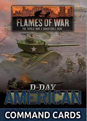 D-Day Americans Late War Command Cards - Flames Of War Late War