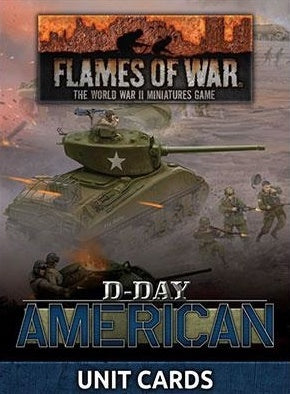 D-Day American Late War Unit Cards - Flames Of War