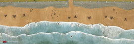 Flames Of War D-Day Beach Landing Mat (48'x18')