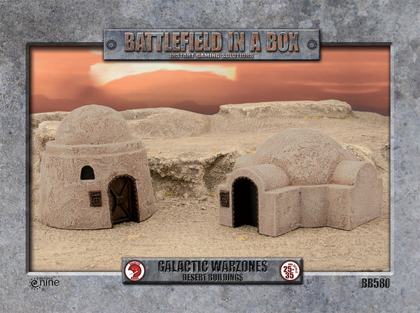 BIAB: Galactic Warzones - Desert Buildings Scenery Box Set