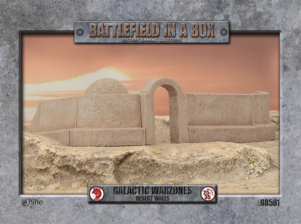 BIAB: Galactic Warzones - Desert Walls Scenery Box Set
