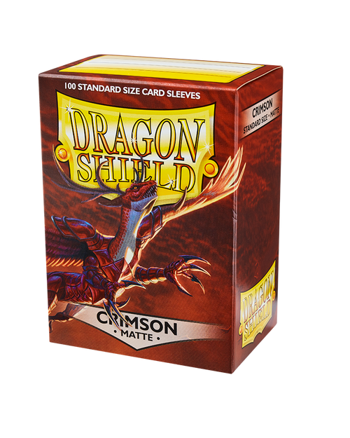 Dragon Shield Sleeves Matte Crimson