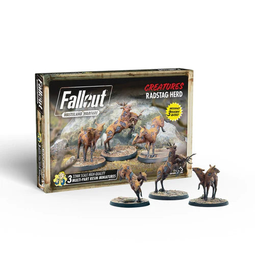 Fallout Wasteland Warfare Radstag Herd