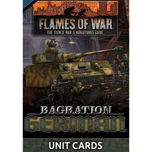 Bagration: German Late War Unit Cards