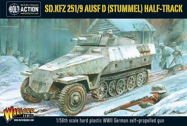 German Sd.Kfz 251/9 Ausf D (Stummel) Half track