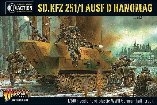 German Sd.Kfz 251/1 Ausf D Hanomag Half Track