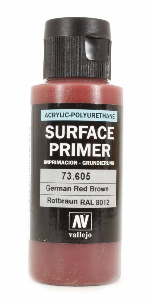 Polyurethane Primer - German Red Brown 60ml