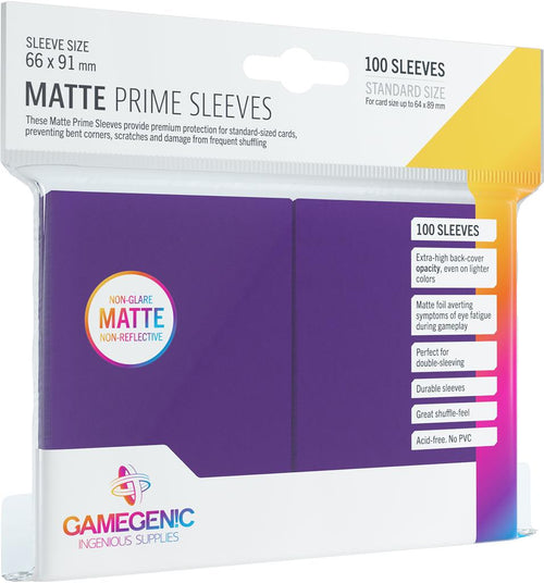 Matte Prime Sleeves Purple (100 ct.)