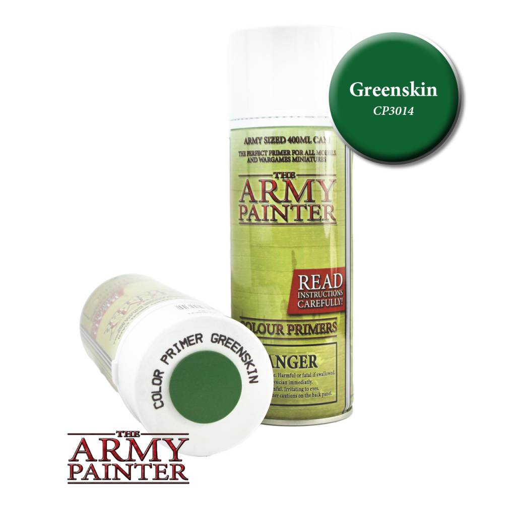 Colour Primer - Greenskin 400ml (Aerosol) - The Army Painter - APCP009