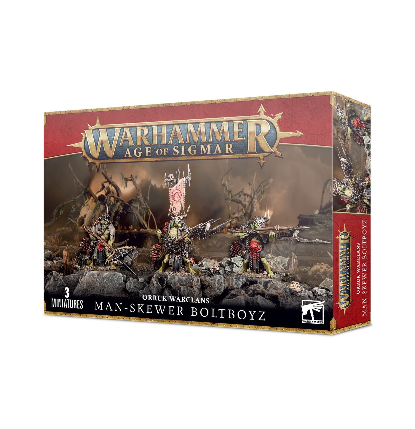 Warhammer Age Of Sigmar - Orruk Warclans - Man-Skewer Boltboyz