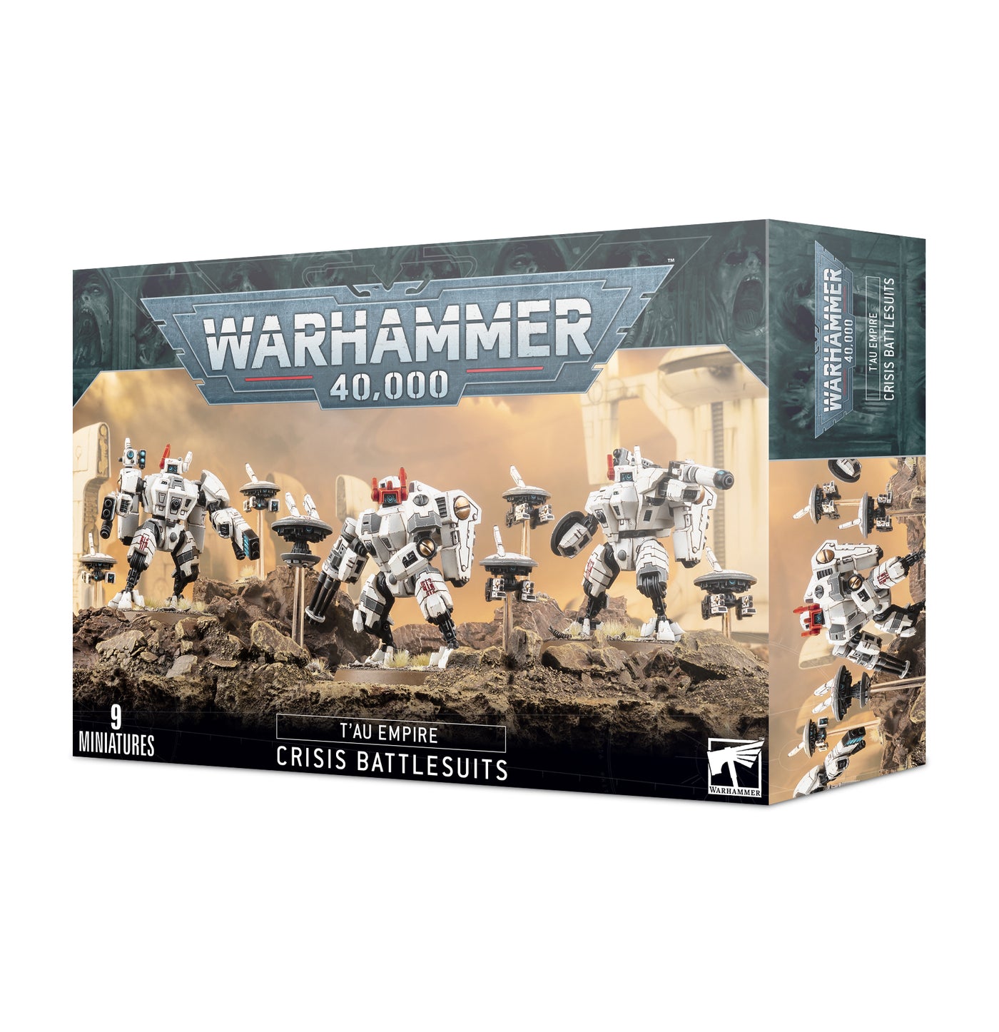 Warhammer 40000 - T'au Empire - Xv8 Crisis Battlesuits