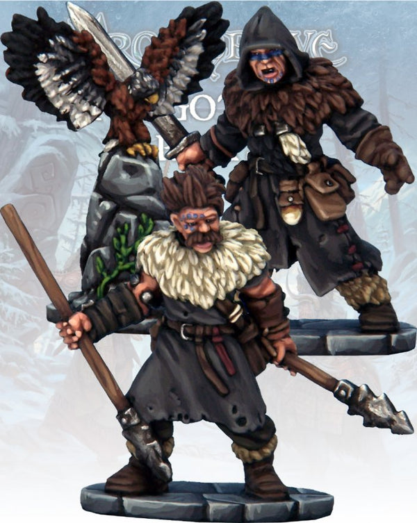 Barbarian Crow Master & Javelineer - Frostgrave