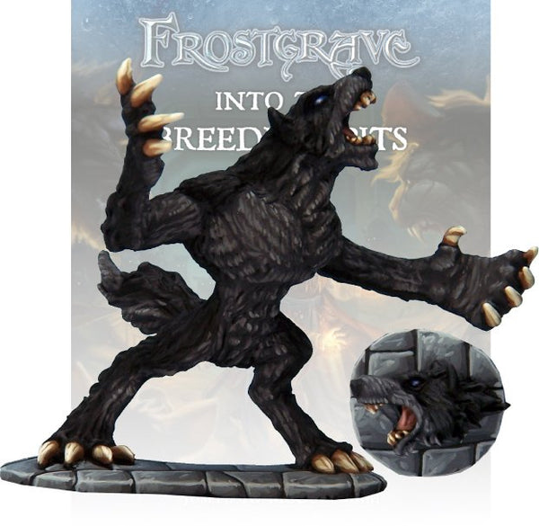 Werewolf (+ Severed Wolf Head) - Frostgrave