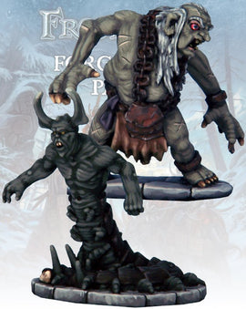 Failing Wretch and Chilopendra - Frostgrave
