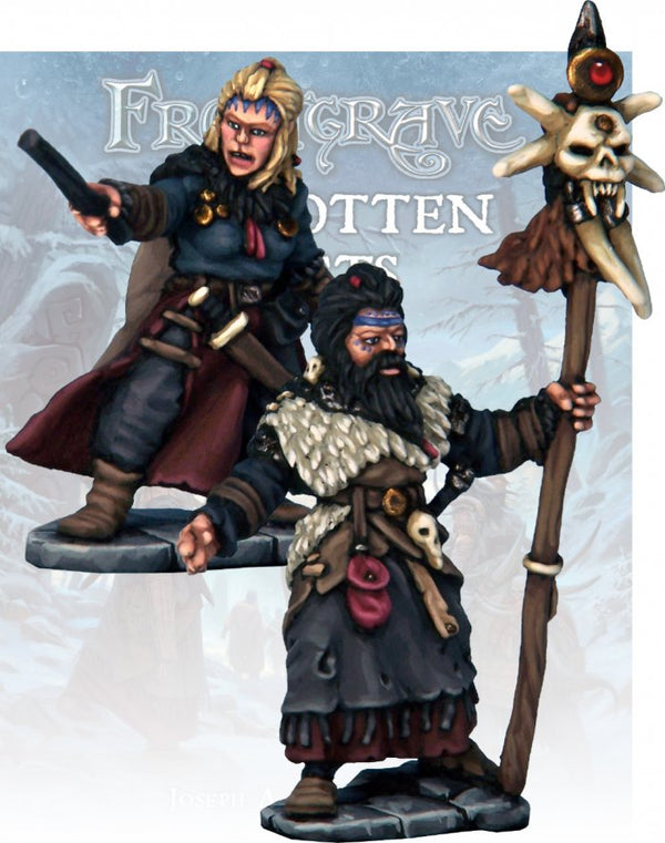 Barbarian Wizard and Apprentice - Frostgrave