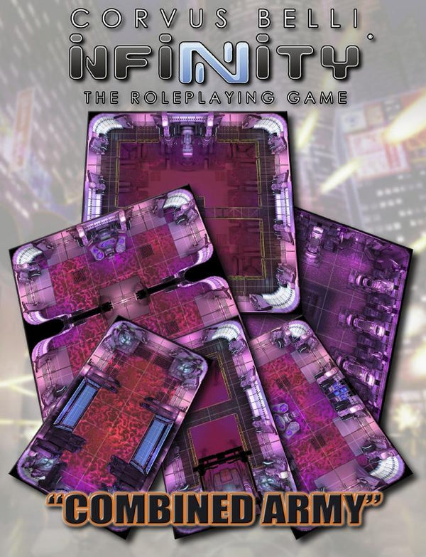 Infinity: Paradiso Combined Army Geomorphic Tile Set - Infinity RPG