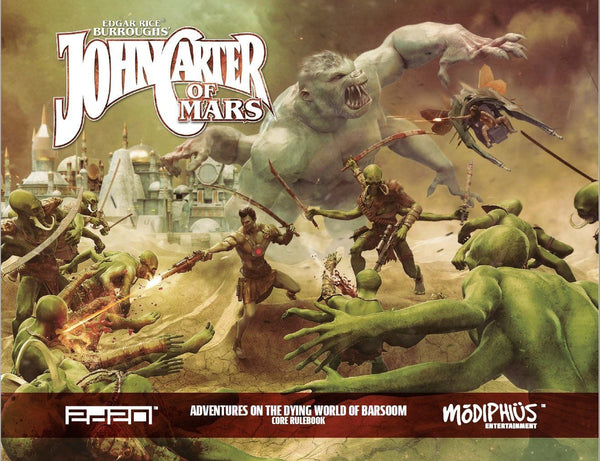 Adventures on the Dying World of Barsoom Core Rulebook - John Carter Of Mars