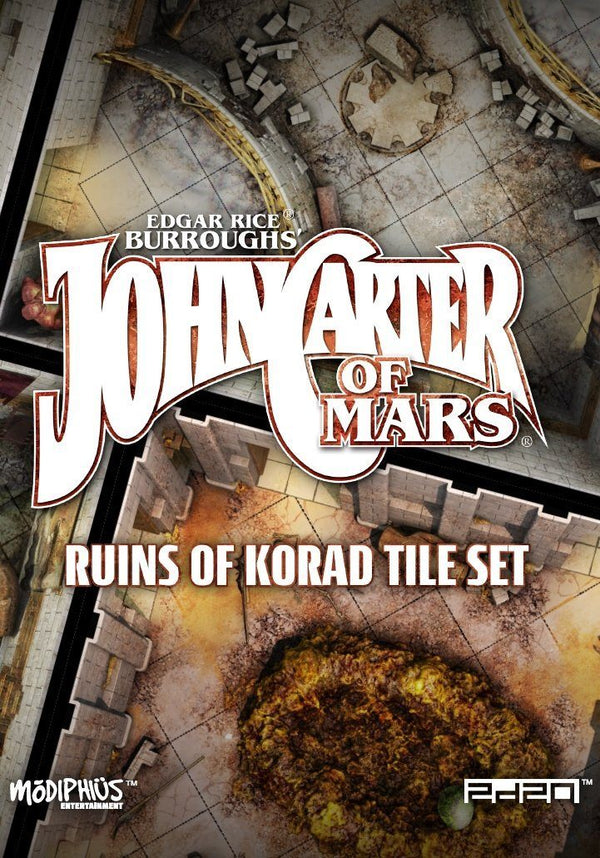 Ruins of Korad Map Tiles - John Carter Of Mars
