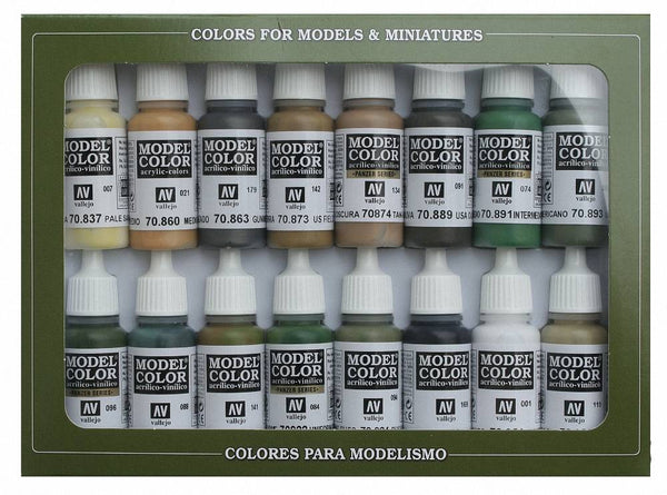 Model Color Set - WWII Allies (x16)